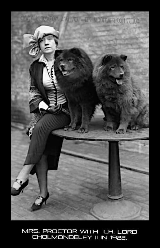 Mrs. Proctor with Lord Cholmondeley 1922