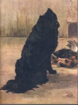 THIS LOVELY PAINTING BY MAUDE EARL WAS THE CHOW FEATURED ART