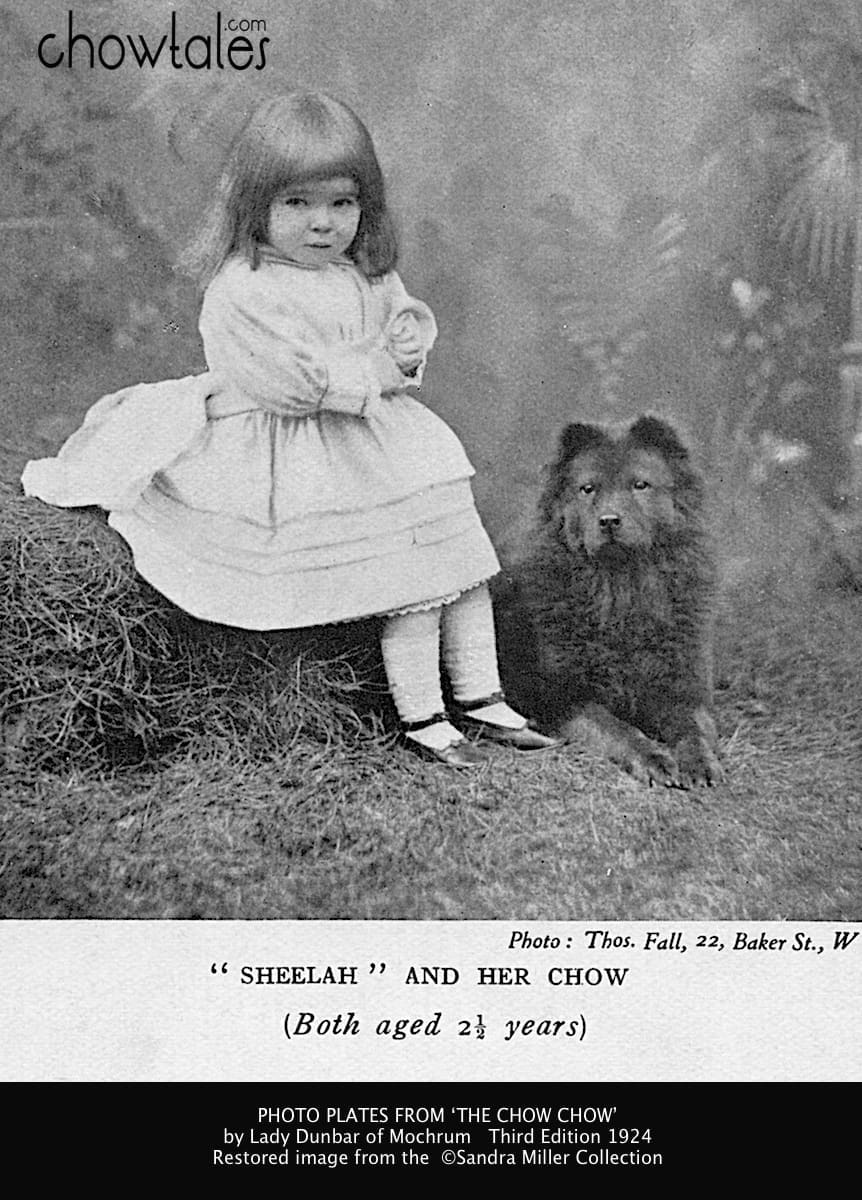 LADY DUNBAR SHEELAH AND HER CHOW - Version 2