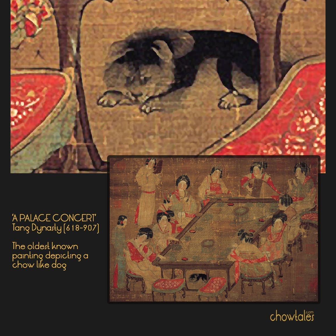 A PALACE CONCERT CHOW PAINTING